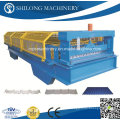 Hydraulische automatische Farbe Stahlblech verglaste Dachziegel Platte Panel Roll Forming Machine